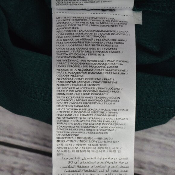 Guess Eco Organic Men’s T-Shirt Green Short Sleeves Logo Size Small Slim Fit NWT - Picture 12 of 16